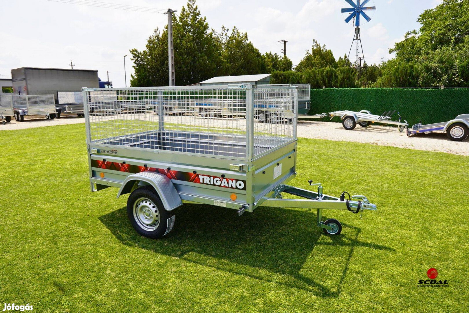 Novemberi akció! Balatonszentgyörgyön új rácsos utánfutó rendszámmal