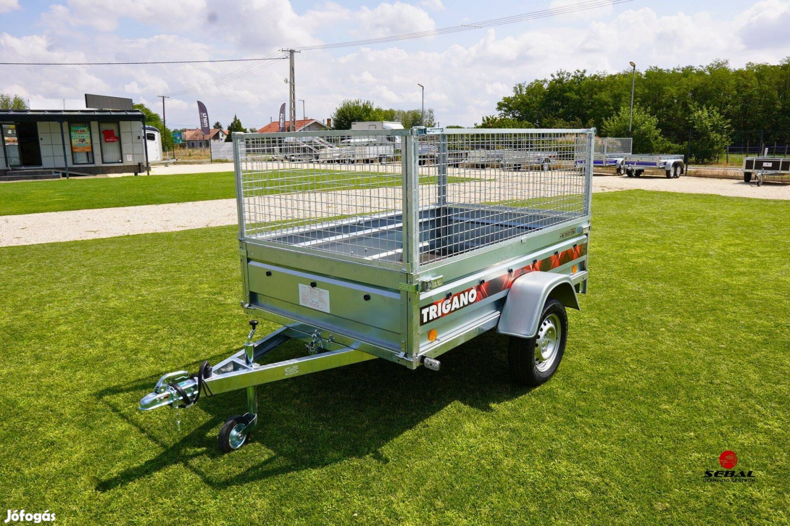 Novemberi akció! Debrecenben rácsos új utánfutó rendszámmal 629.000 Ft