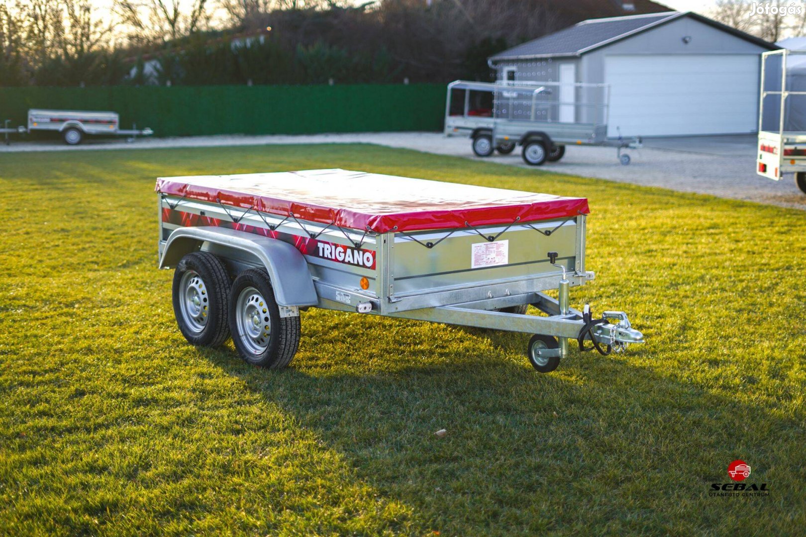 Novemberi akció! Kecskeméten új 233cm-es utánfutó +rendszám +síkponyva