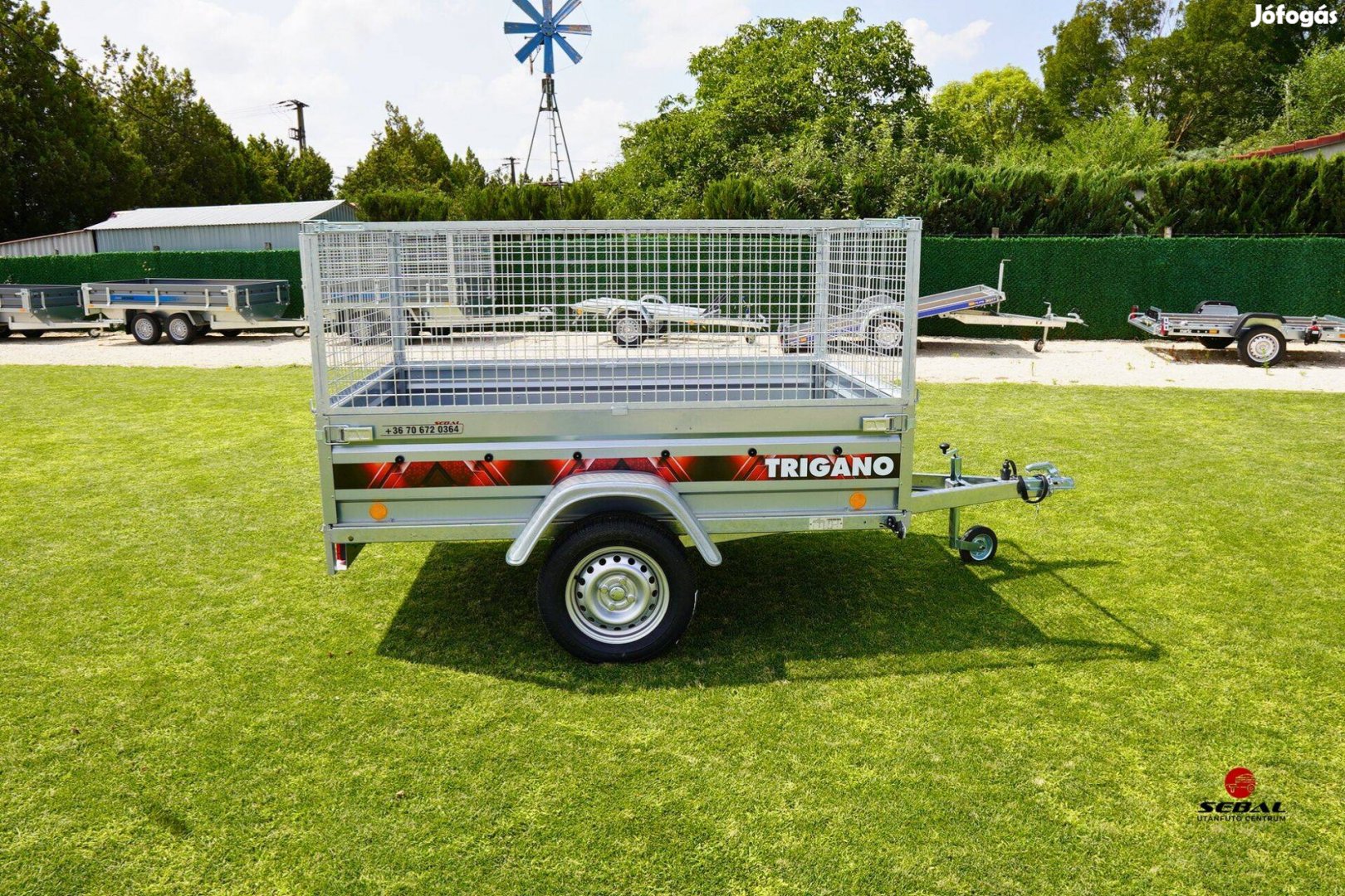 Novemberi akció! Szegeden új rácsos utánfutó +rendszám csak 629.000 Ft