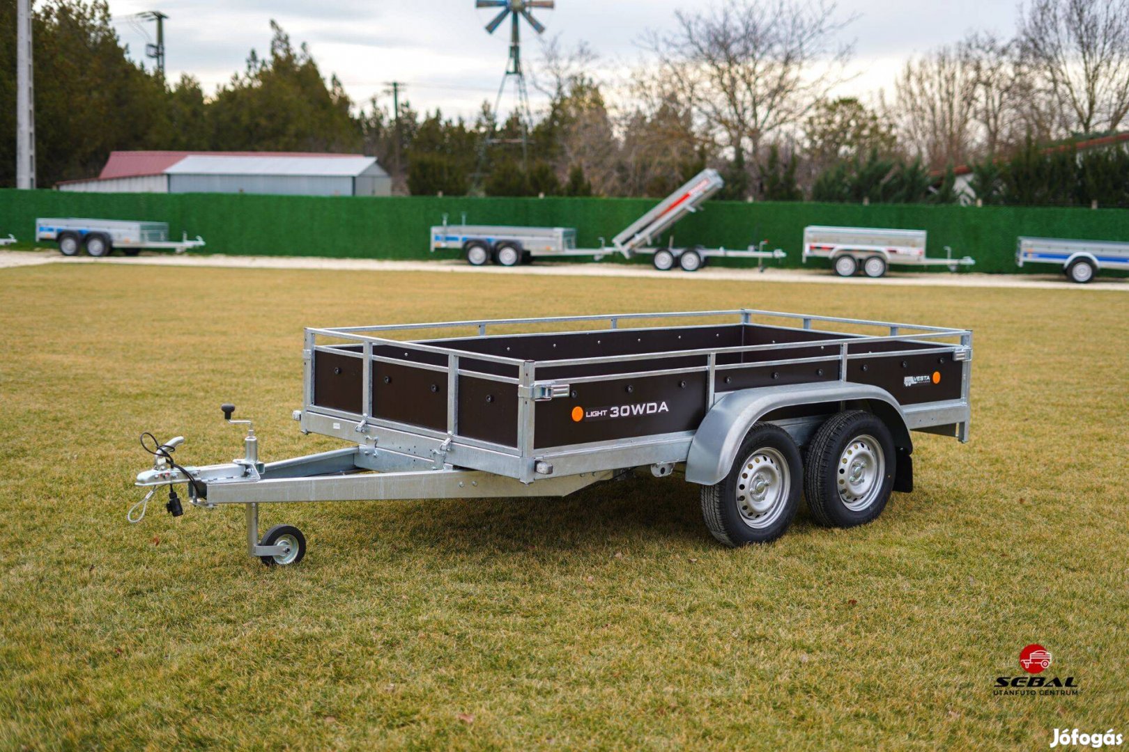 Novemberi akció - Kecskeméten új fa oldalfalas utánfutó rendszámmal!