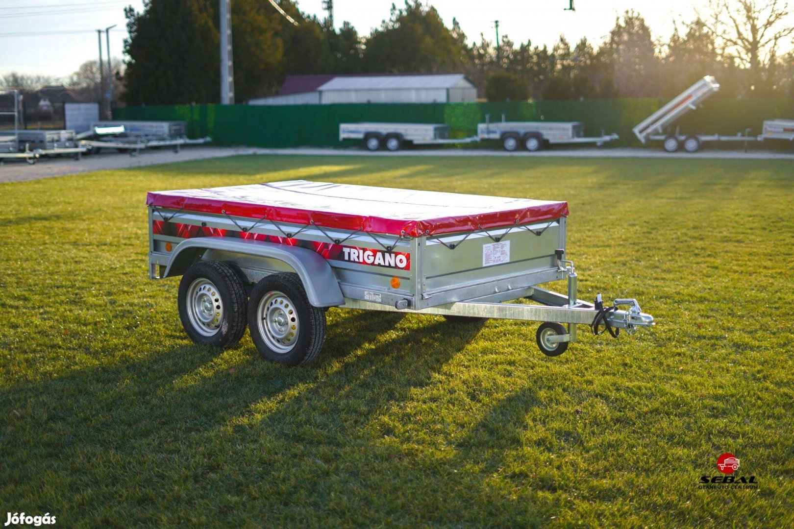 Novemberi akcióval Baján új 233cm-es utánfutó +síkponyva +rendszám