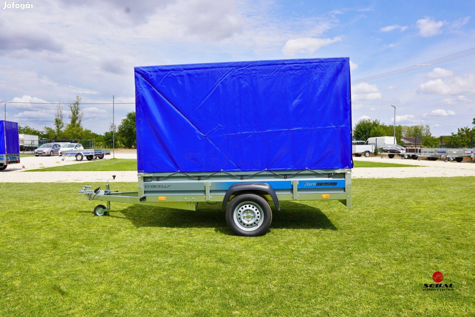 Novemberi akcióval Orosházán új ponyvás utánfutó +rendszám 779.000 Ft