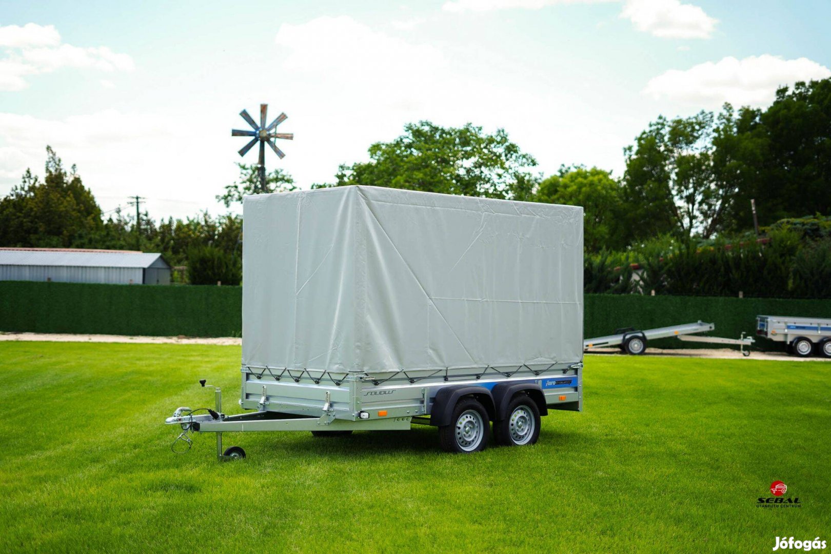 Novemberi akcióval Polgáron új ponyvás utánfutó +rendszám 979.000 Ft