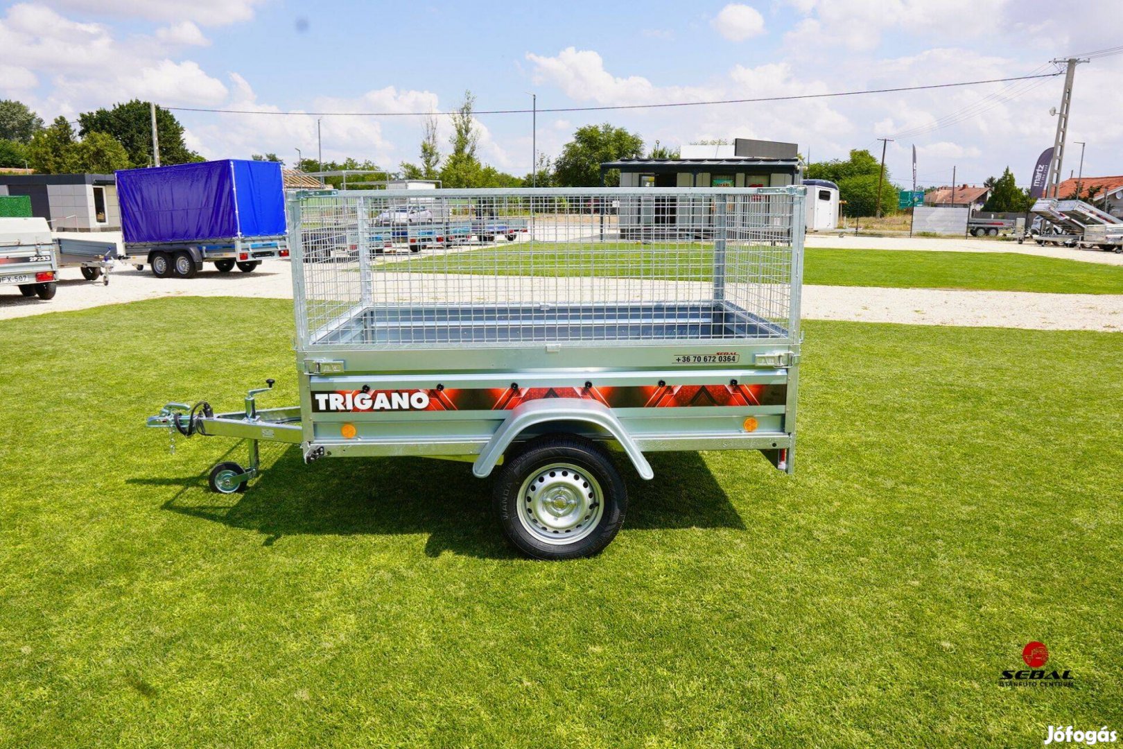 Novemberi akcióval Szegeden új rácsos utánfutó +rendszám 629.000 Ft