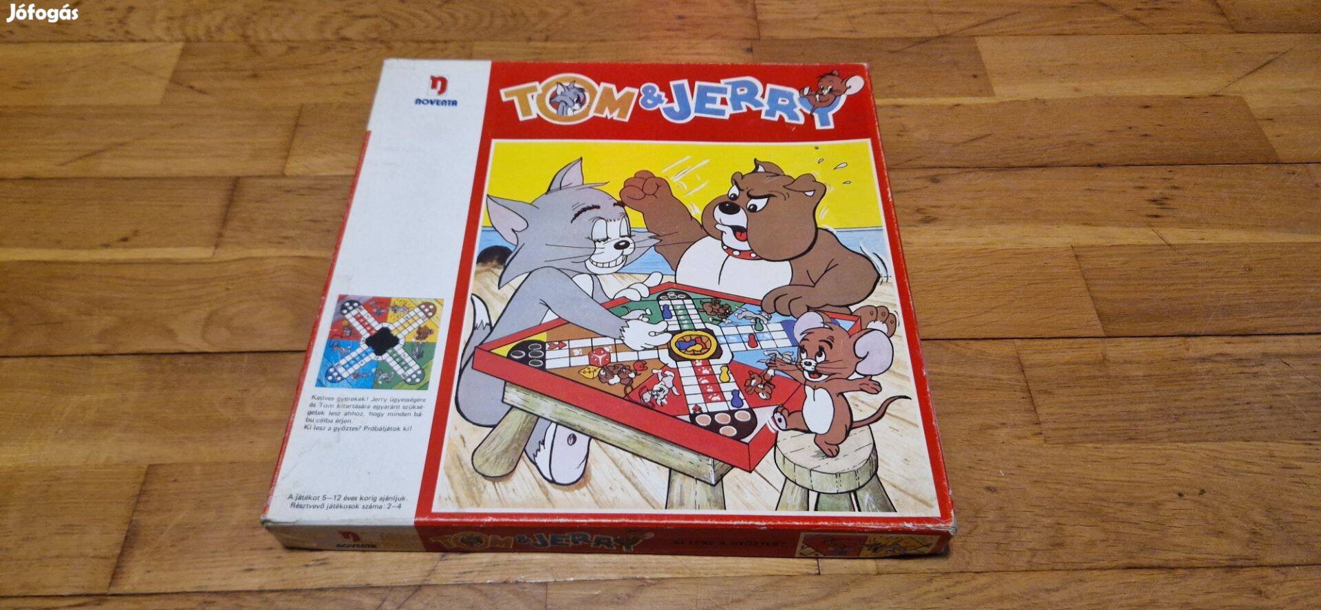 Noventa retro tom és jerry társasjáték ritka komplett