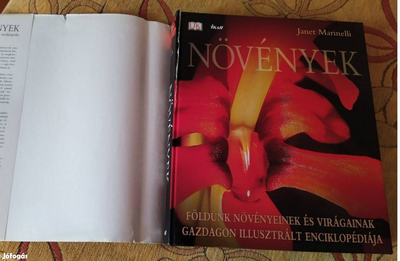 Növények, enciklopédia, ismeretterjesztő könyv, újszerű
