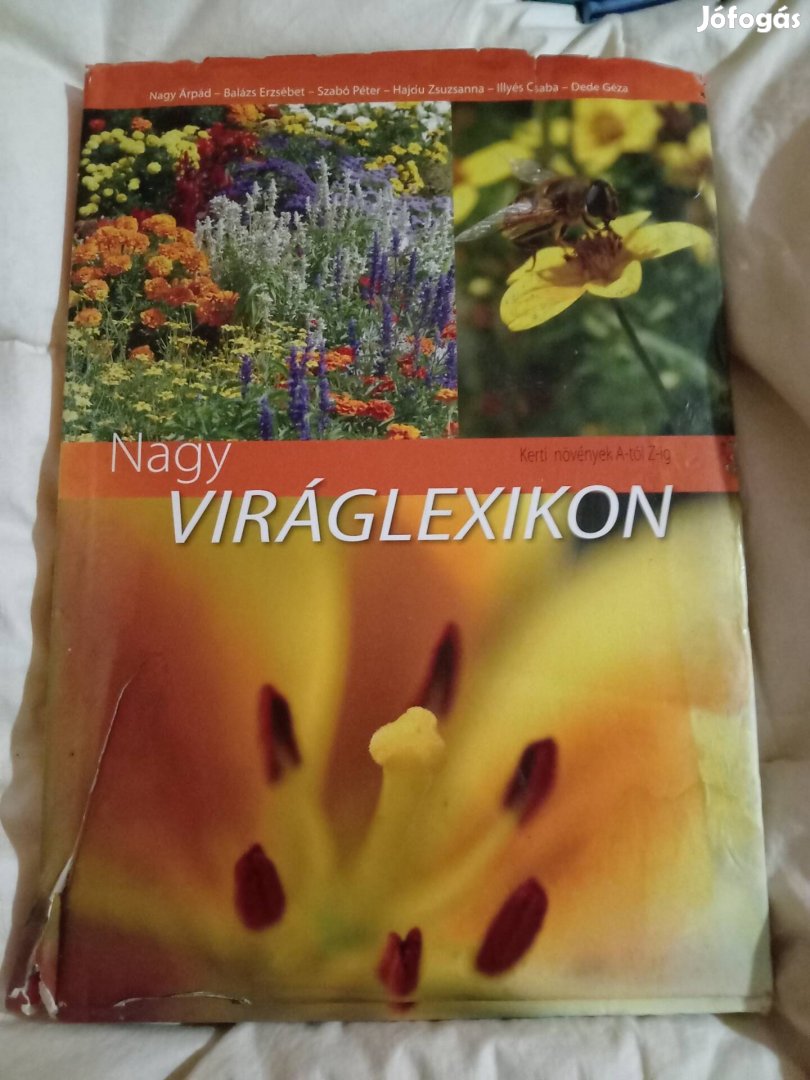 Növényekről szóló hibátlan állapotú nagy méretű könyv