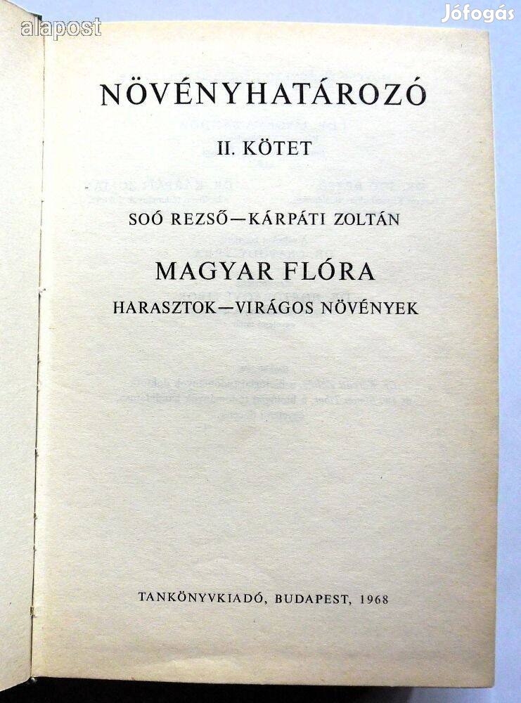 Növényhatározó I-II (Baktériumok - mohák; Harasztok - virágos növények