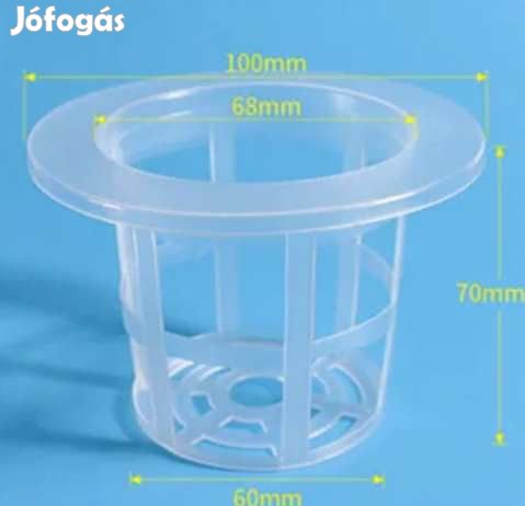 Növénytartó Pohár 7cm-es Nagylyukú (4963)