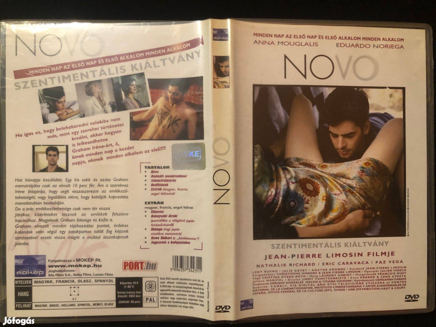 Novo DVD (ritkaság, karcmentes, Anna Mouglalis, Eduardo Noriega)