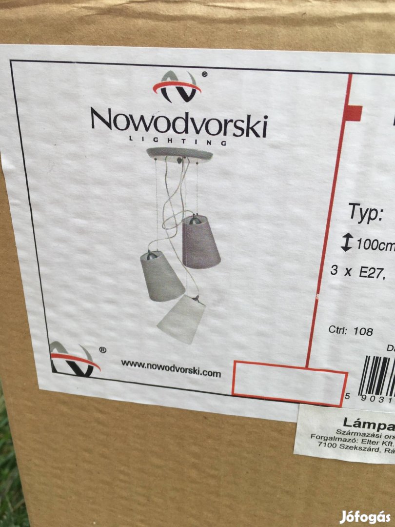 Nowodvorski Retto 3 Izzós Függeszték, Mennyezeti Lámpa