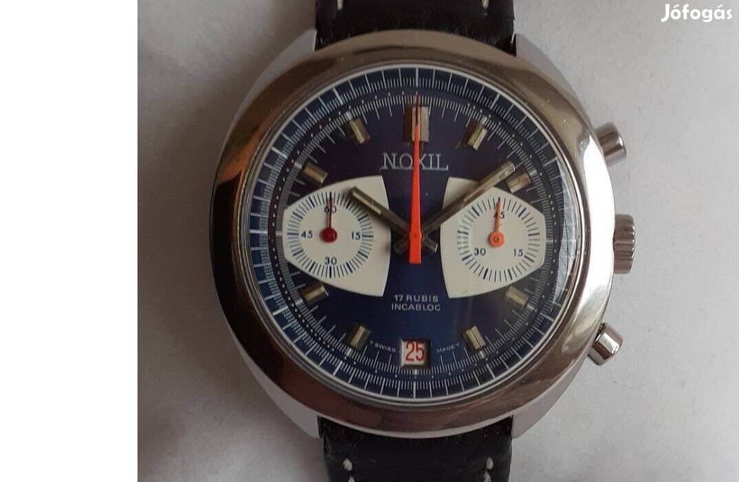 Noxil mechanikus acéltokos chronograph valjoux 7734 Certina karóra