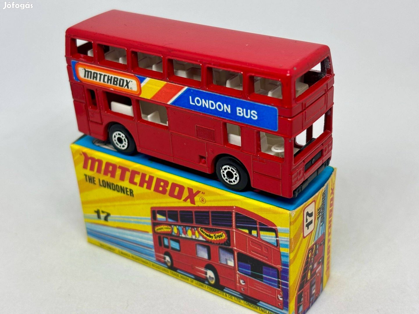 Nr17 London bus Matchbox modell + eredeti doboz