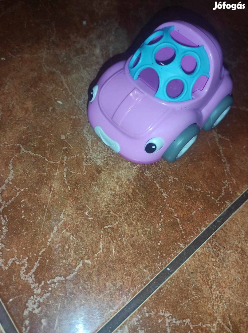 Nuby játék- és tanulófigurás autó csörgő 6 hónapos és idősebb gyerme