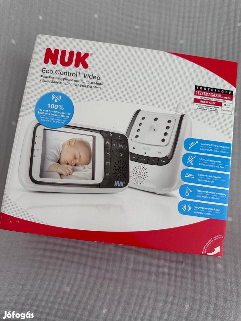 Nuk Eco Control plus Video bébiőr (Új)