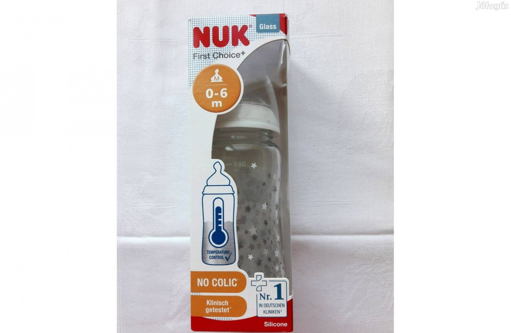 Nuk cumisüveg 0-6 hónaposnak Új! 240 ml