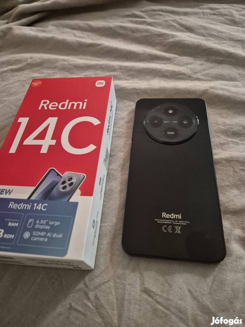 Nulla perces xiaomi redmi 14c fekete telefon