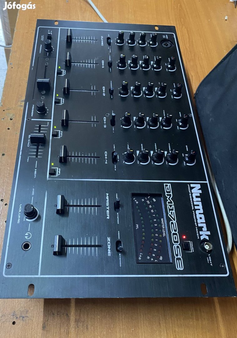 Numark DM 1720 SE Mixer Pult keverő 5 csatornás használt jó