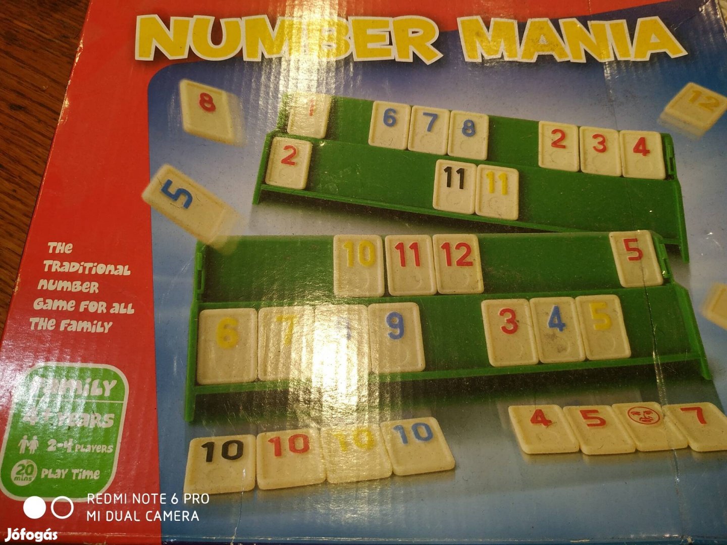 Number Mania társasjáték a számokkal.