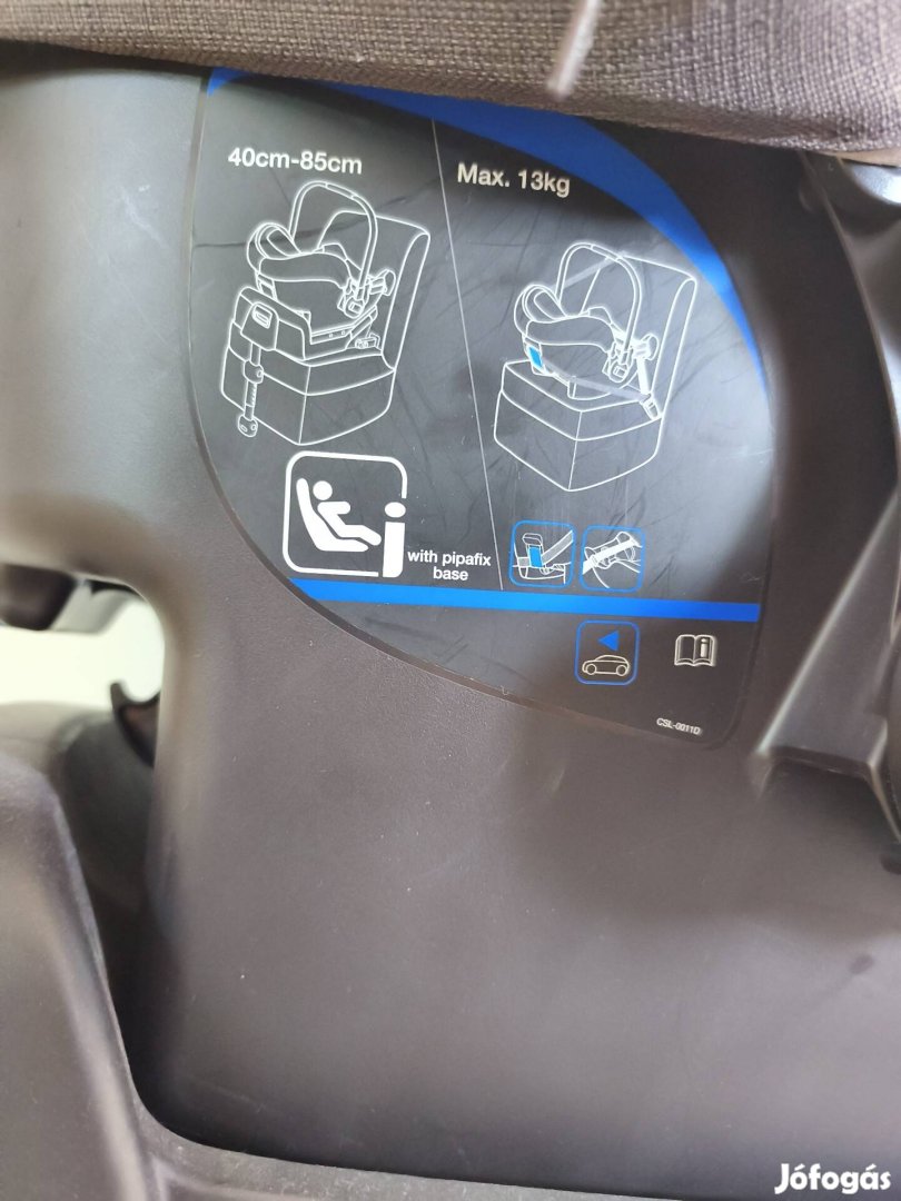 Nuna babahordozó isofix talppal