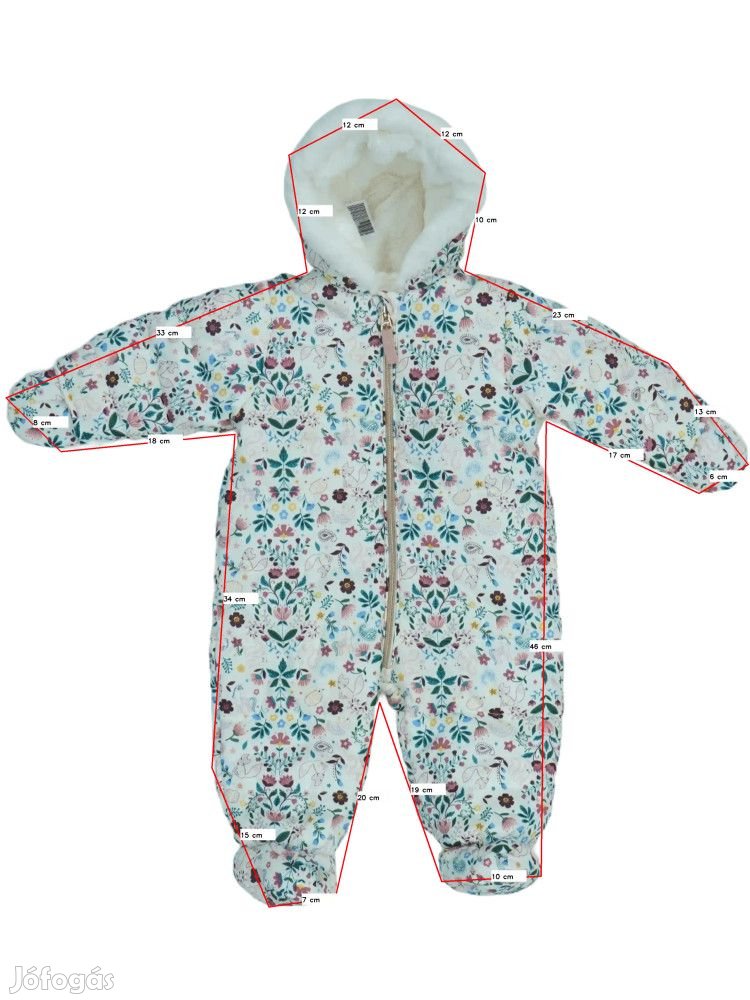 Nutmeg Használt (újszerű) Lány Baby overál (Méret: 74)