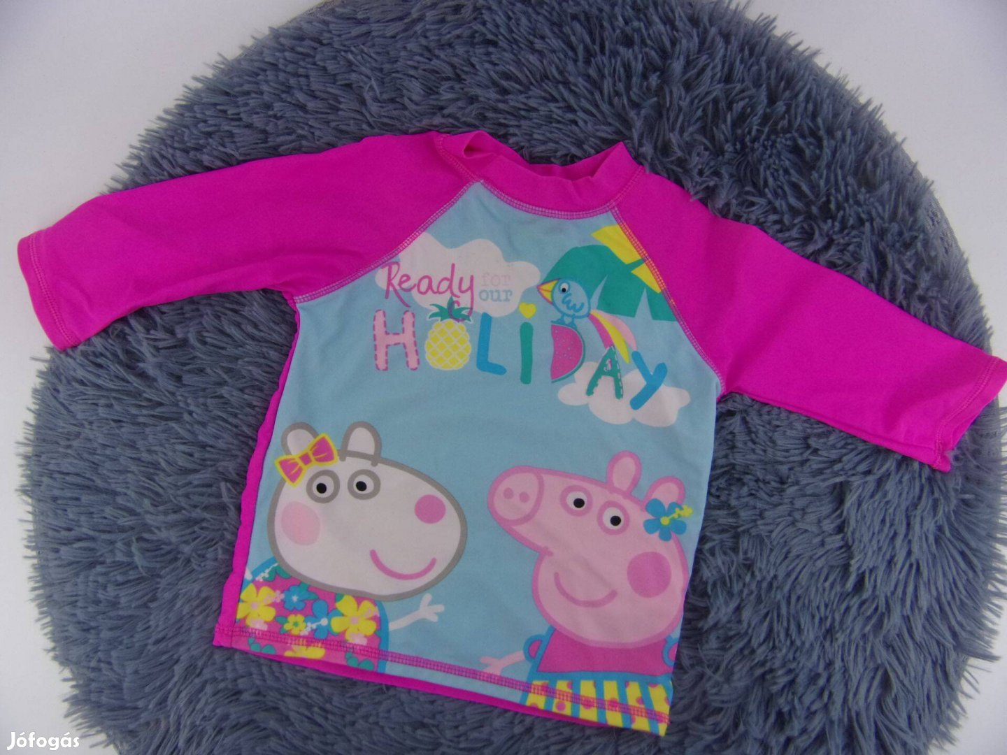 Nutmeg Peppa Pig malac strand felső póló 12-18 hónaposoknak