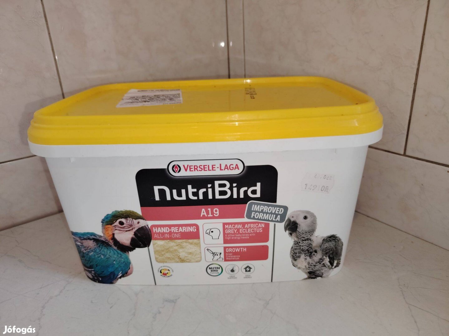 Nutribird A19 kézzel nevelő tápszer eladó