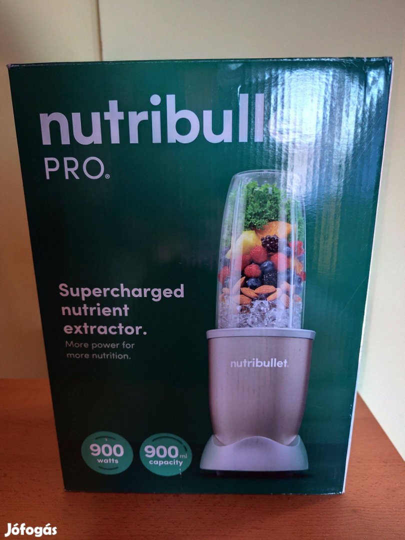 Nutribullet Pro Turmixgép, 900W Könnyű, Erős, Praktikus Bronz Új