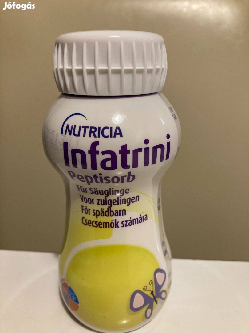 Nutricia Infatrini Peptisorb (tejmentes tápszer) 18 db - Féláron !