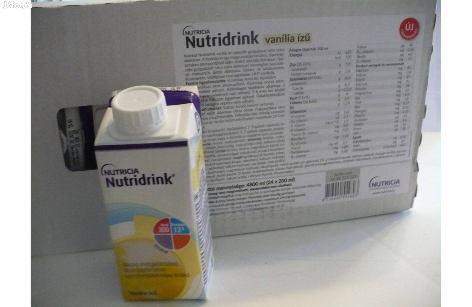 Nutricia Nutridrink friss szavatossággal ,több ízben választható