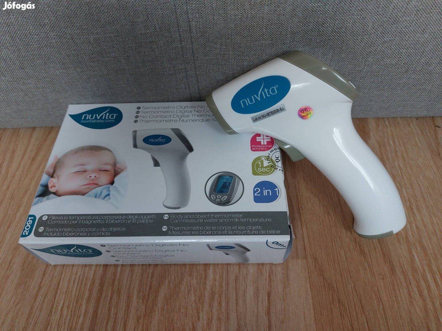 Nuvita baba/gyerek érintés nélküli digitális hőmérő eladó