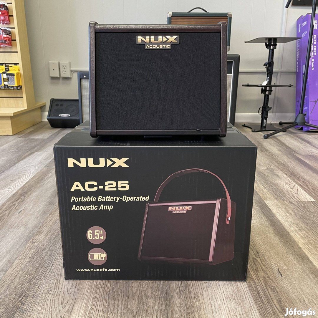 Nux AC-25 Akkumulátoros, Bluetooth Erősítő