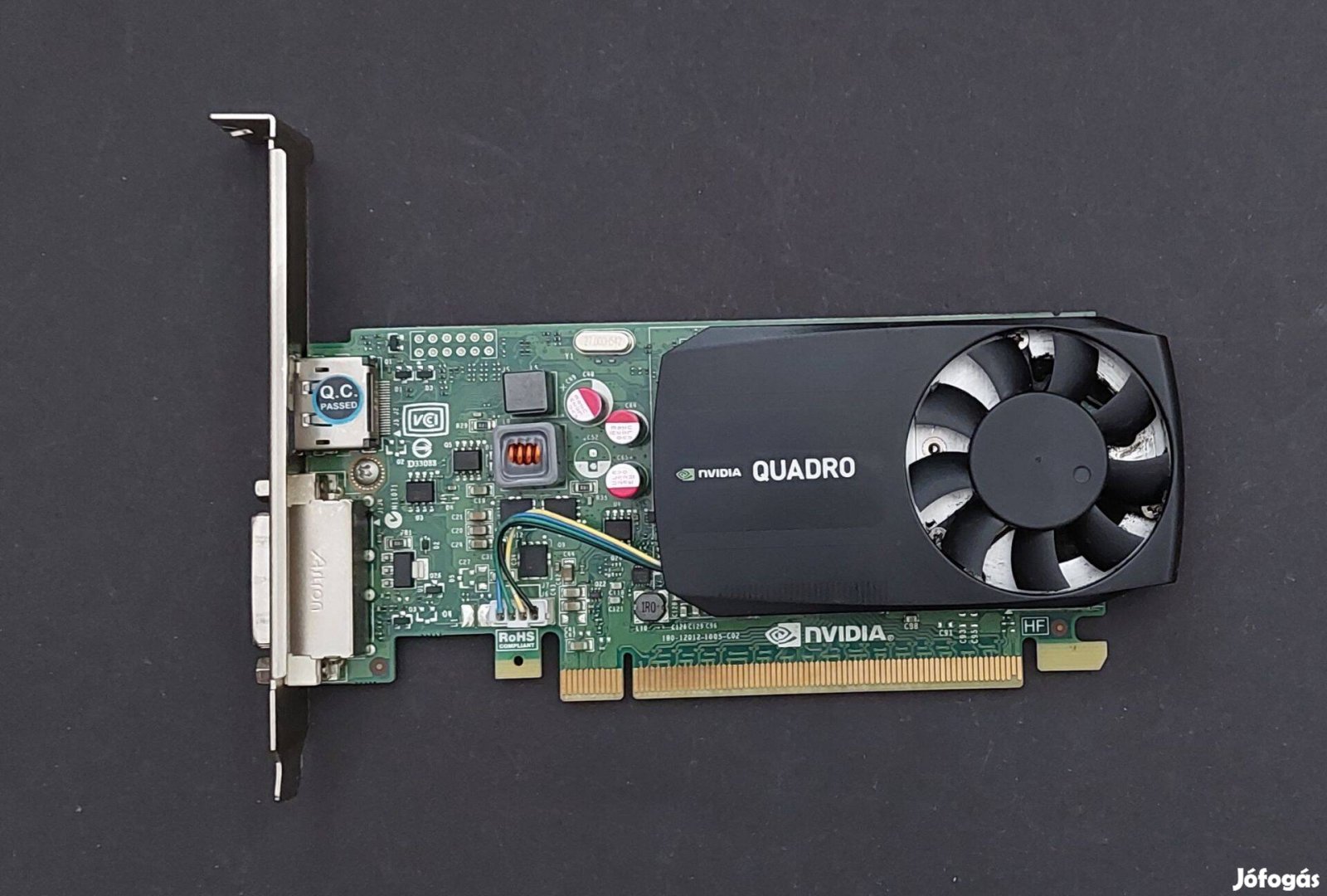 Nvidia Quadro K620 2GB DDR3 128 bit Display Port DVI videokártya