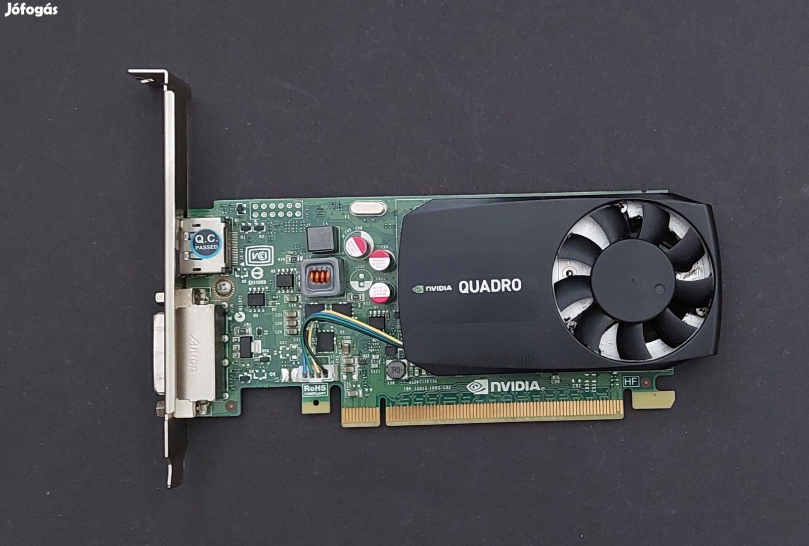 Nvidia Quadro K620 2GB DDR3 128 bit Display Port DVI videokártya