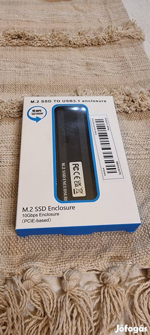 Nvme M.2 SSD USB C külső ház enclosure adapter