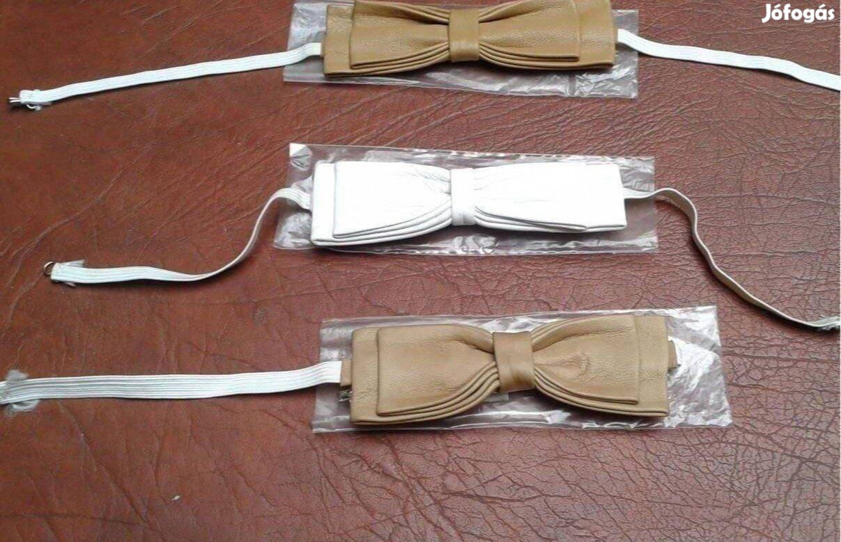 Nyakkendő valódi bőr csokornyakkendő Új