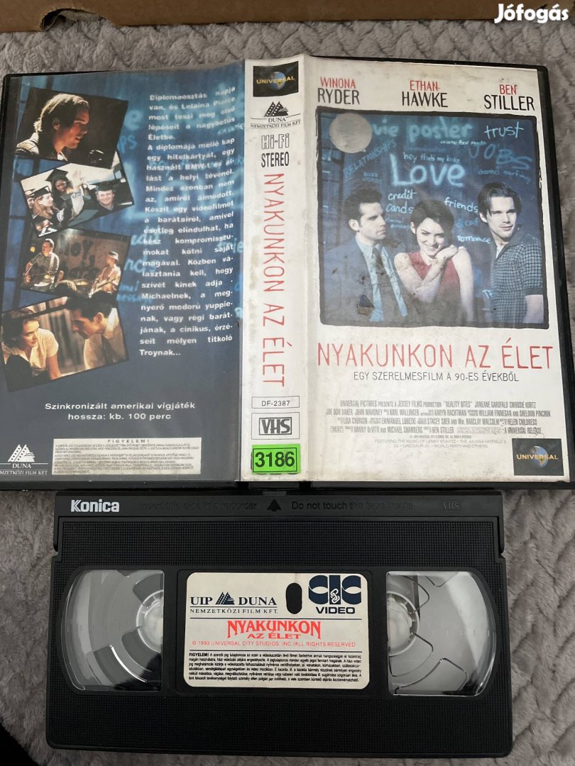 Nyakunkon az élet vhs kistok vigjáték