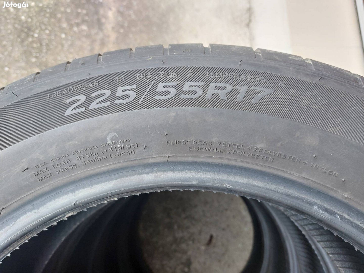 Nyári 225/55 R17 Hankook, 2023 Dot