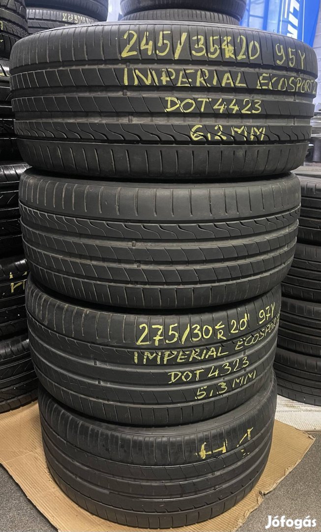 Nyári Gumi szett 245/35r20 és 275/30r20 