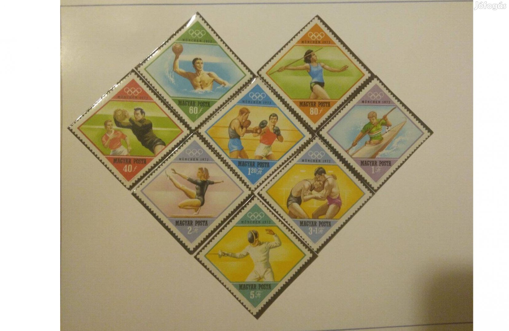 Nyári Olimpia - München 1972 - Bélyeg sorozat