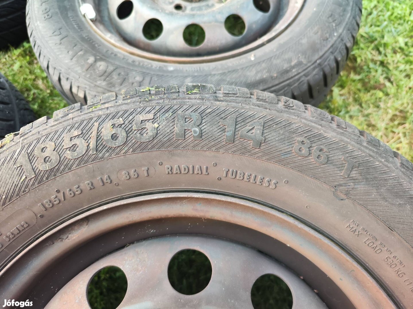 Nyári, felnivel 4 darab! 185/65 r14 "Barum Brillantis 2" eladó 