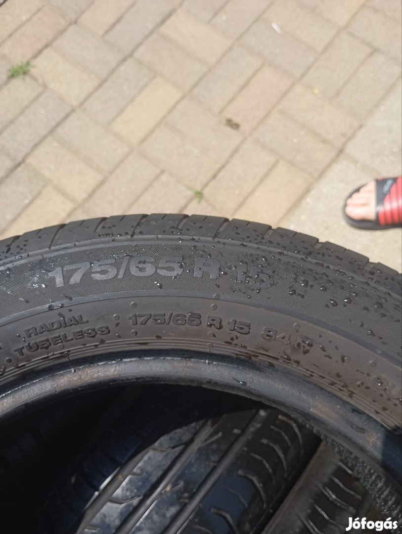 Nyári autógumi 4 db 175/65 R15 eladó 