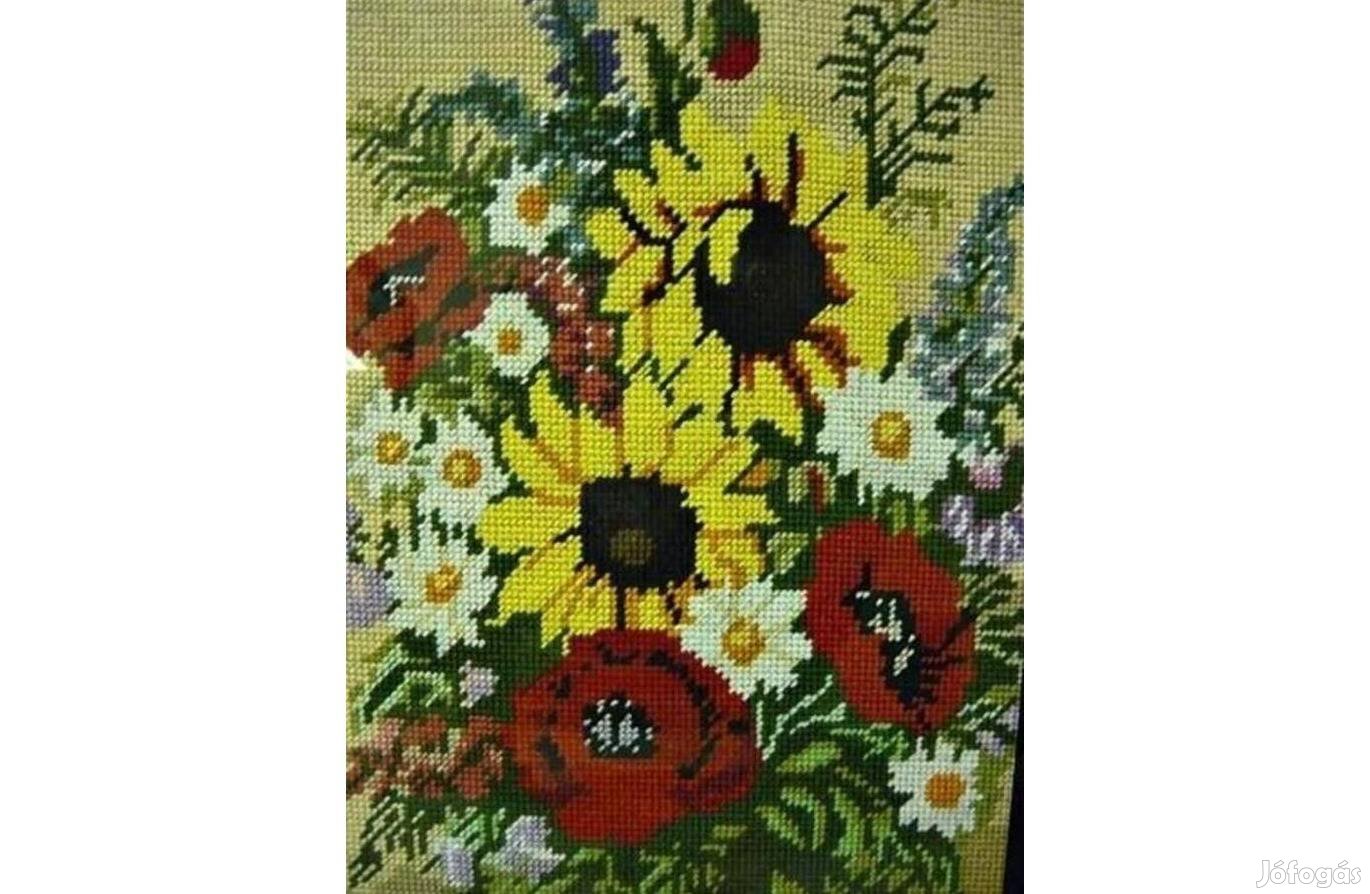 Nyári csokor 25x35 kivarrt Gobelin kép