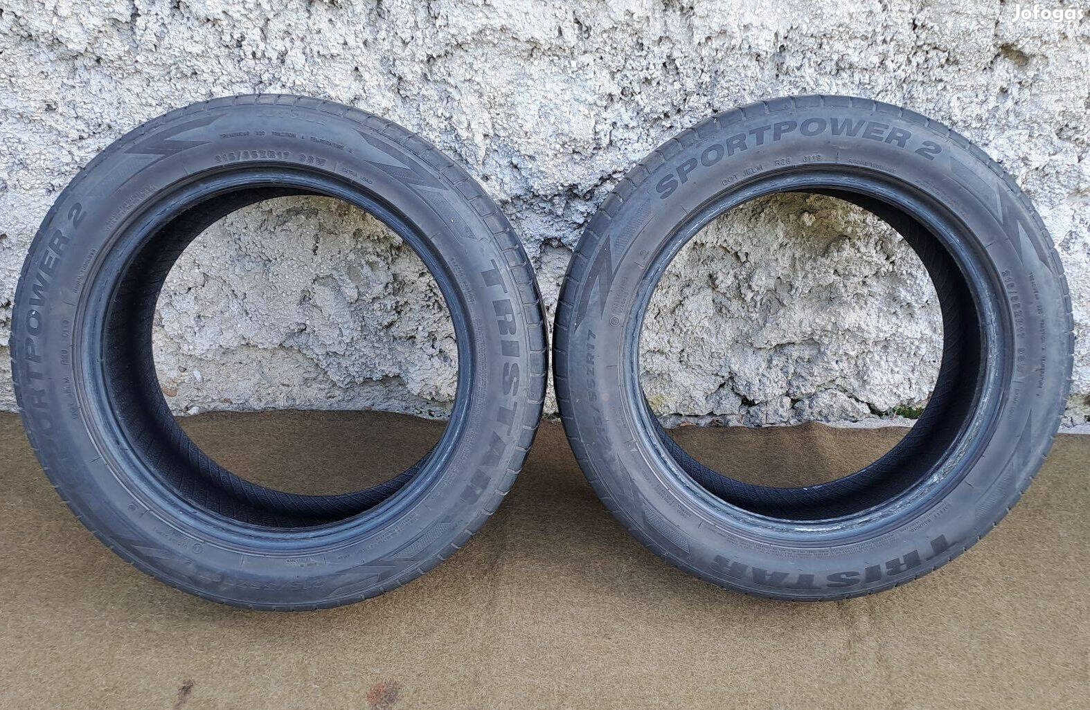 Nyári gumi 215/55R17 Suzuki Kia Hyundai Ford VW 2019-es 5.5mm