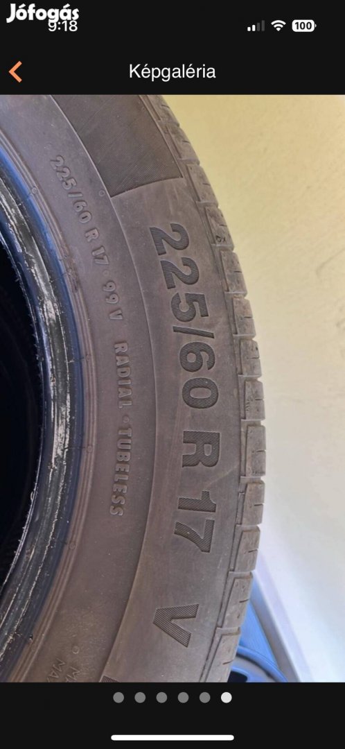 Nyári gumi 225/60R17