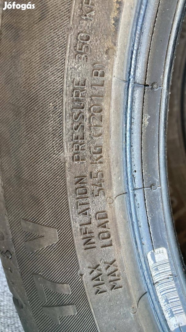 Nyári gumi 4 db 215/45/R17 Continental , darabonként is eladó