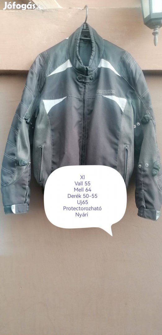 Nyári protectorozhato motoros dzseki
