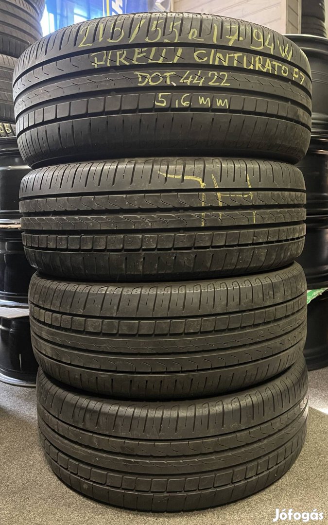Nyárigumi szett 215/55 r17 Pirelli