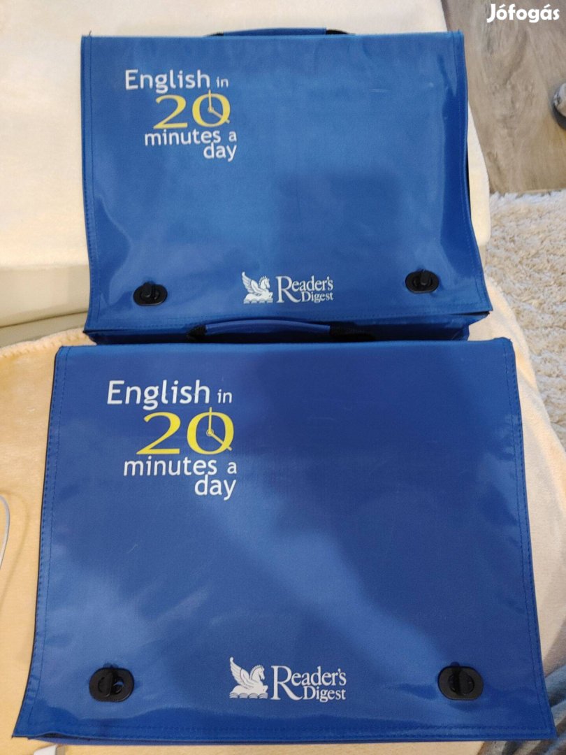 Nyelvtanulás English in 20 minutes a day CD lemezek és könyv